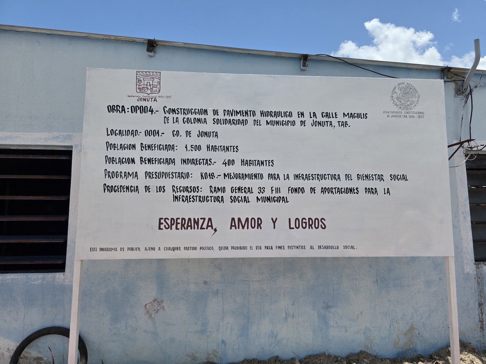 Inaguración de Calles